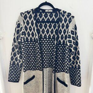 Waverly grey patterned cardigan